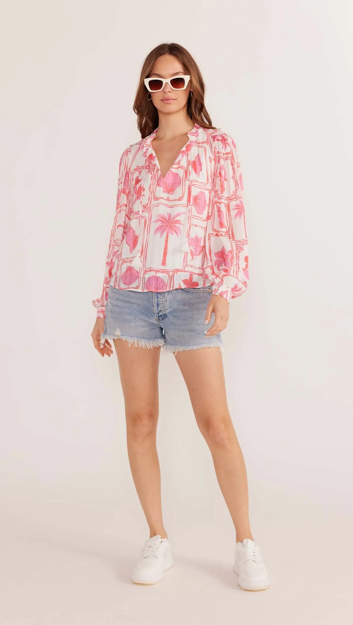 Bria Long Sleeve Blouse | Postcard