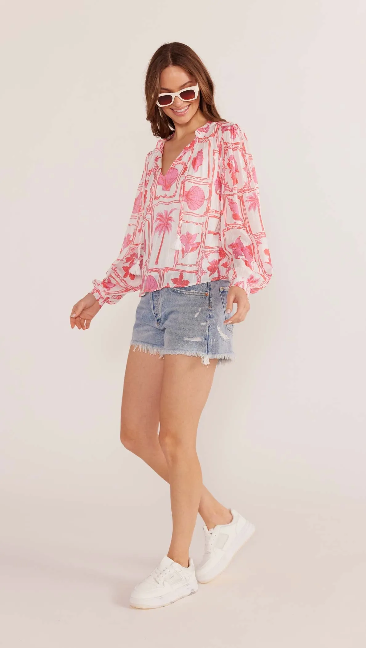 Bria Long Sleeve Blouse | Postcard