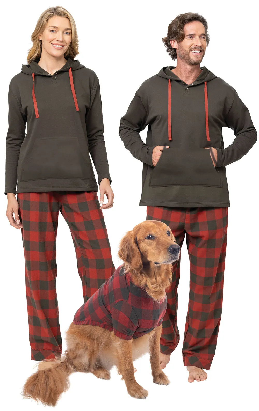 Buffalo Plaid Pet Pajamas - Pet & Owner