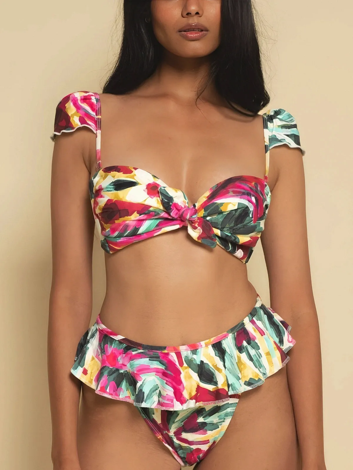 Cabana-Tamarindo Ruffle Bikini