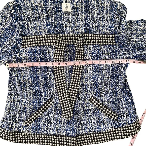 CAbi Reina Houndstooth, Collection 21 Club Blazer/Jacket Style 5294 Medium