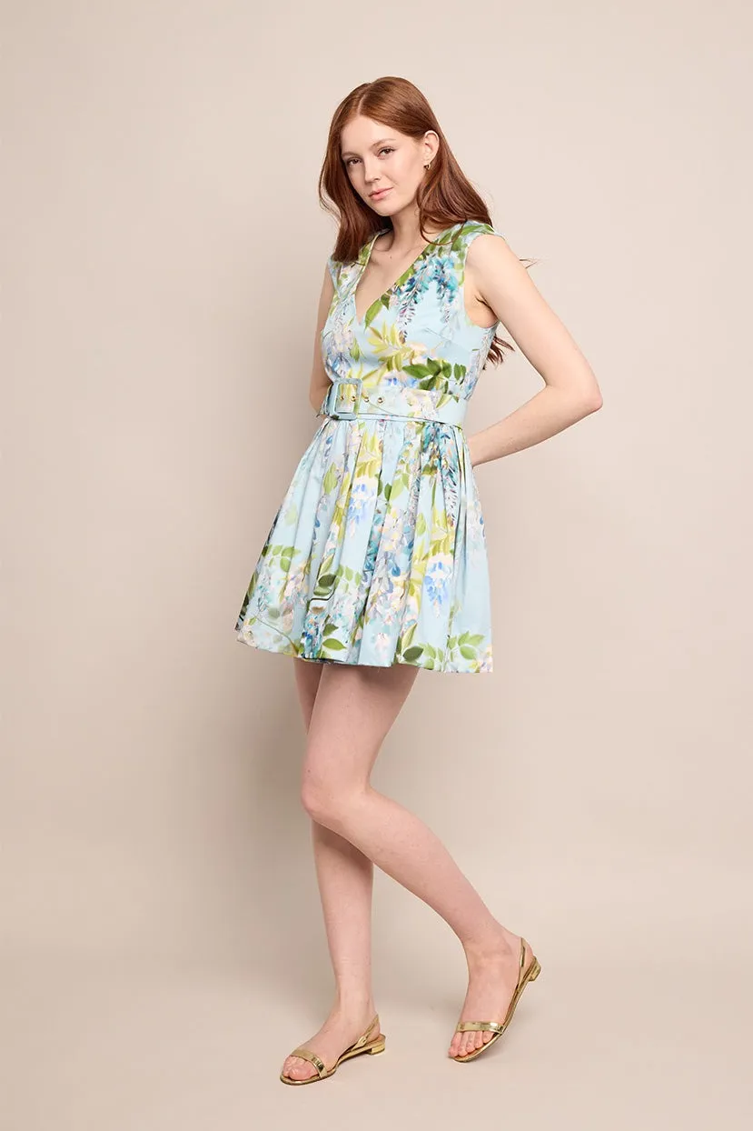 Cara Cara Rosalia Dress in Wisteria Light Blue