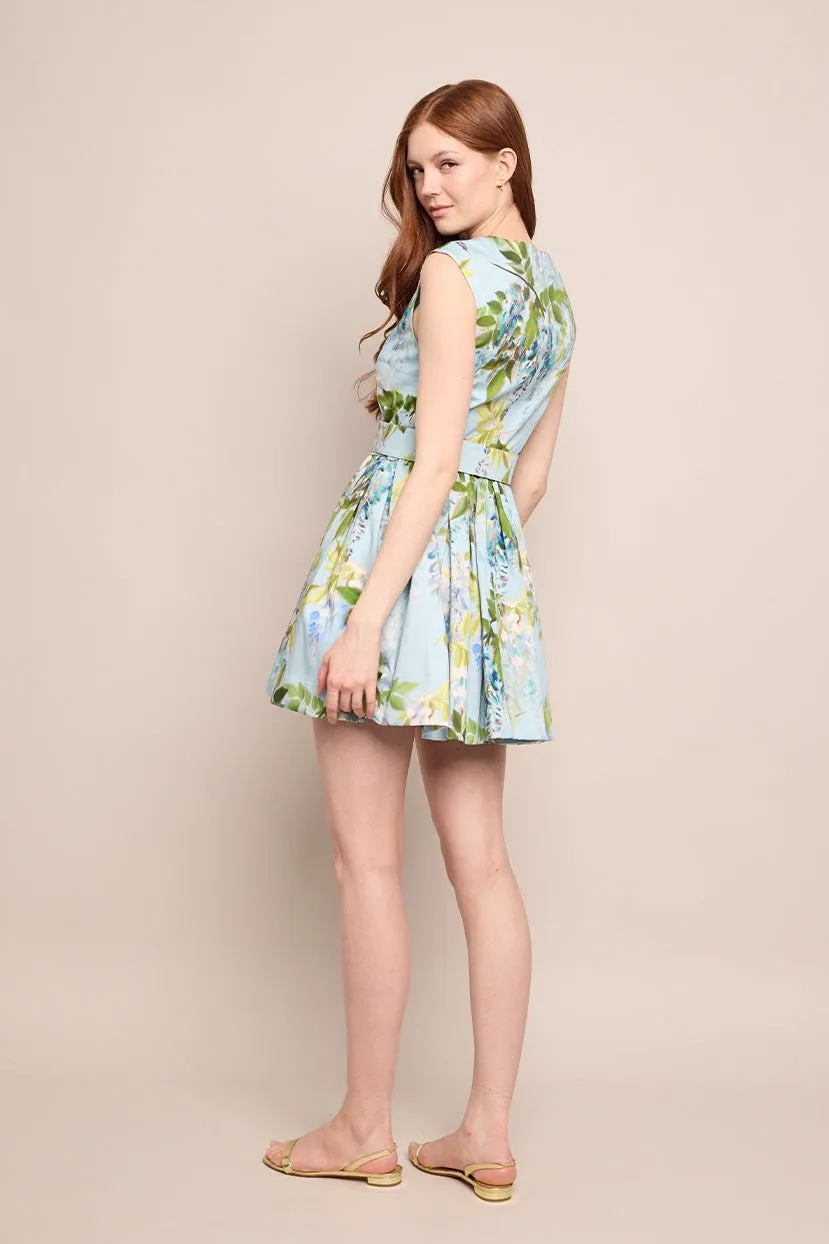 Cara Cara Rosalia Dress in Wisteria Light Blue