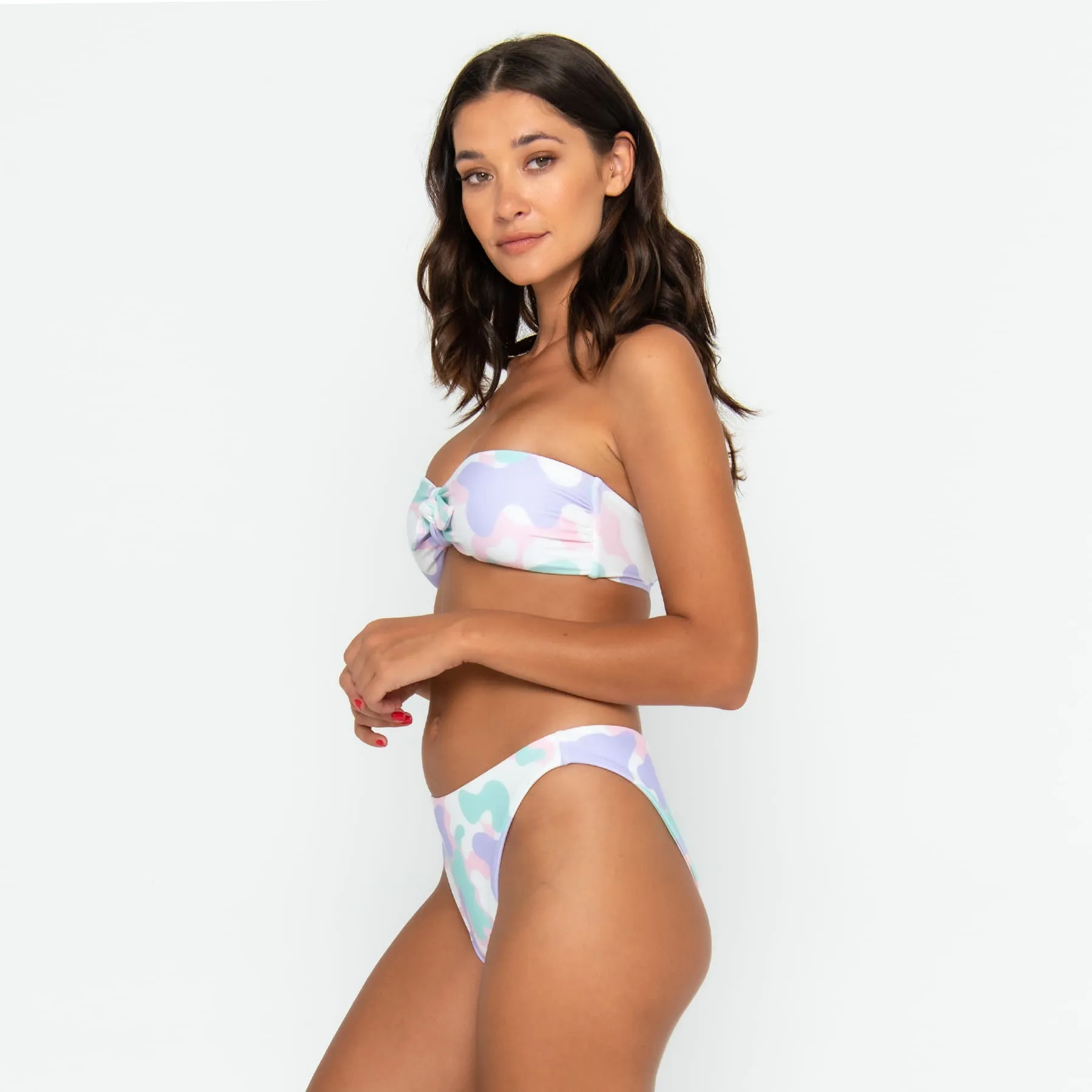 Carrie Bandeau Top Final Sale - Pastel Camo