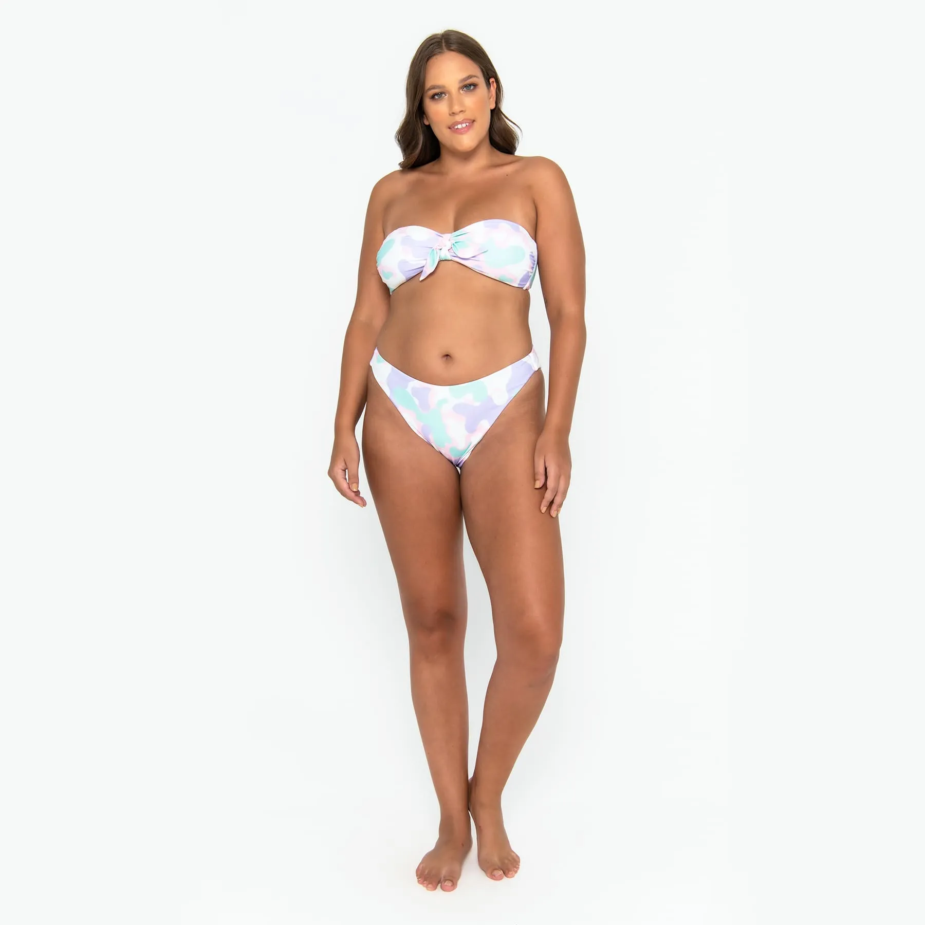 Carrie Bandeau Top Final Sale - Pastel Camo