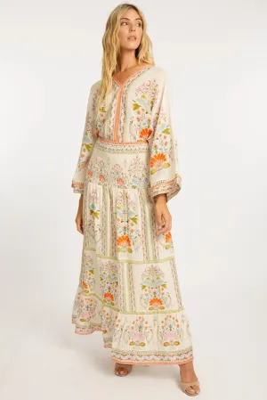 Chablis Vintage Floral Skirt convertible Dress  by Caballero