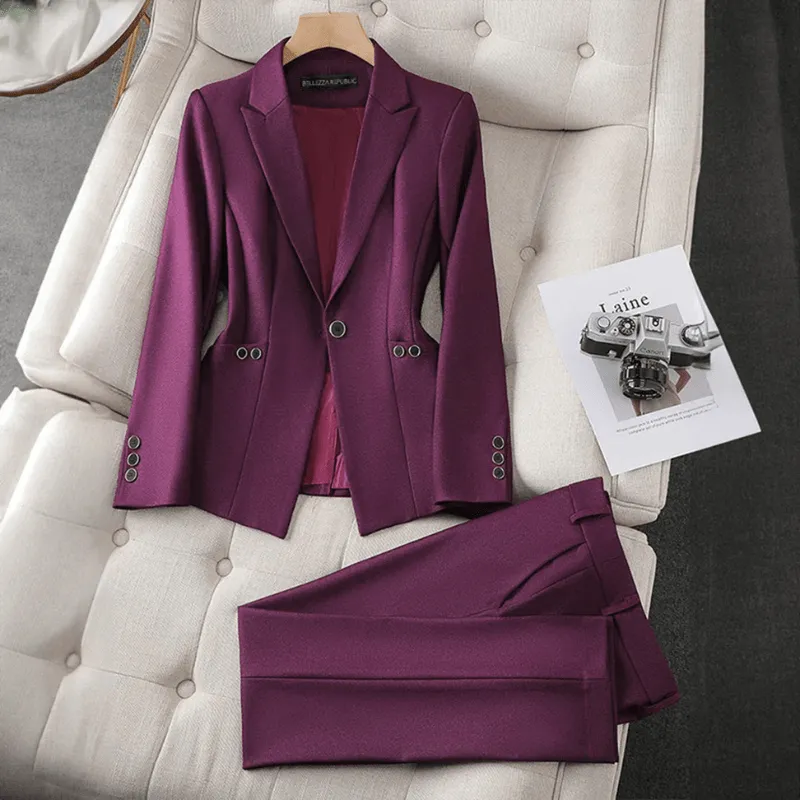 Chic Tailored Suit Set for Professionals