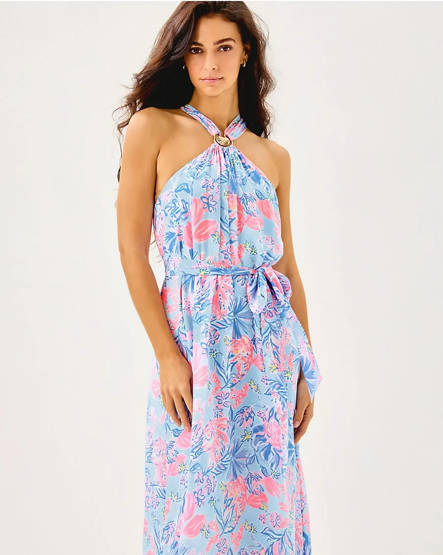 Clairabel Silk Maxi Dress