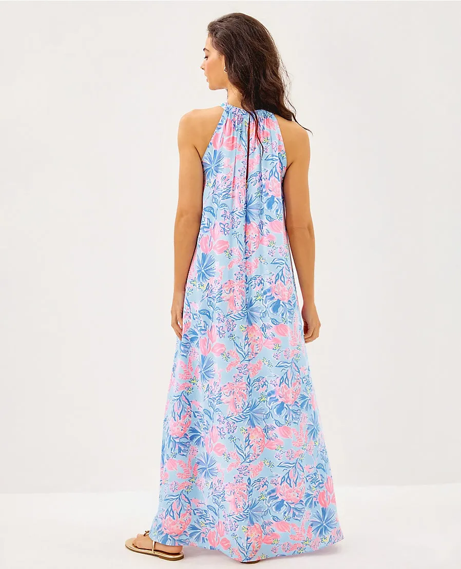 Clairabel Silk Maxi Dress