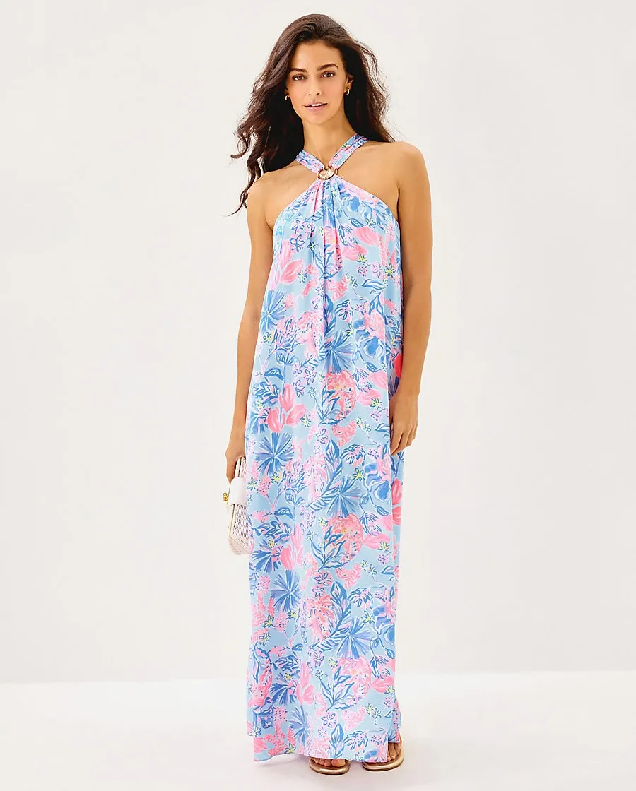 Clairabel Silk Maxi Dress