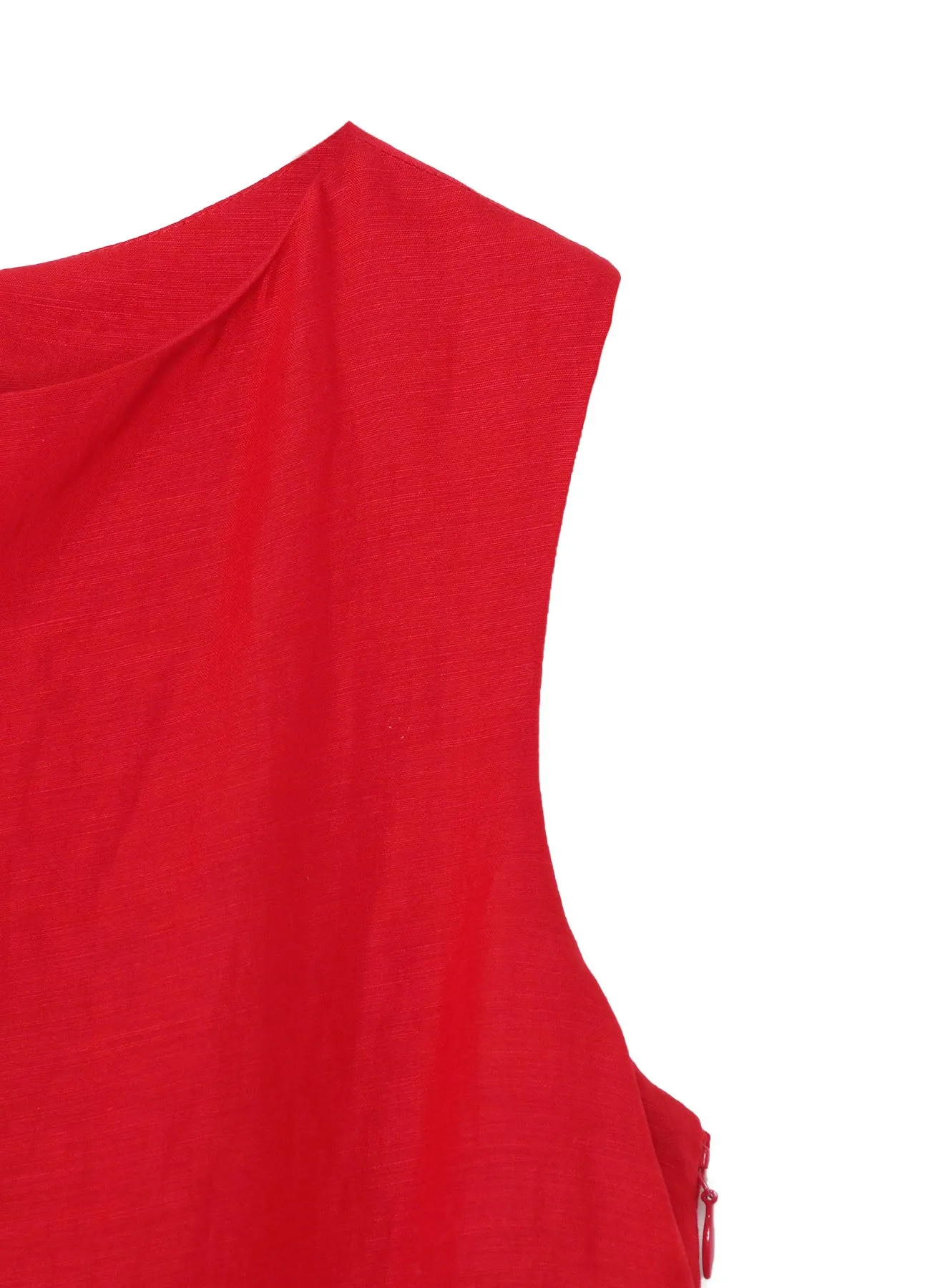 CLEAR LAWN WAIST LAVE-UP DRESS
