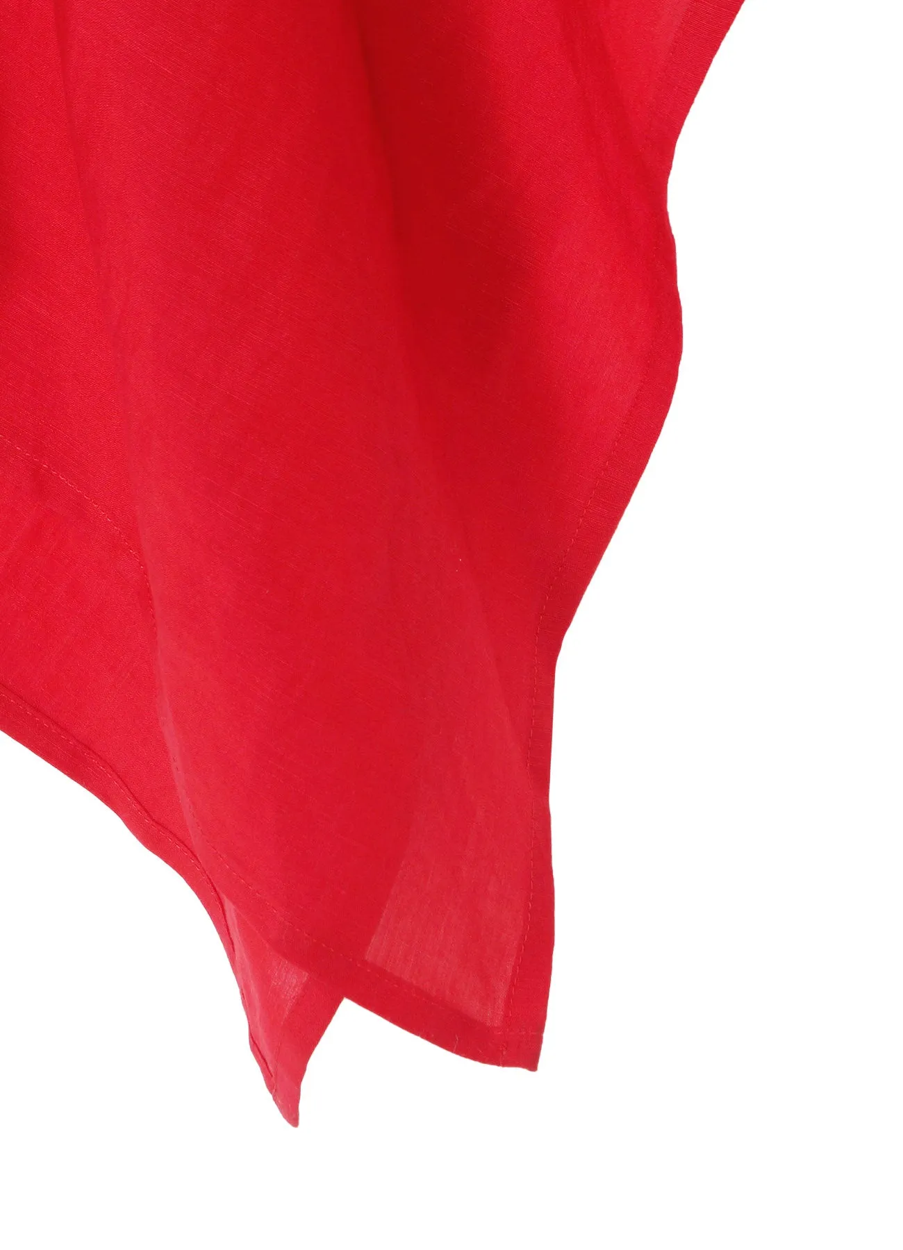 CLEAR LAWN WAIST LAVE-UP DRESS