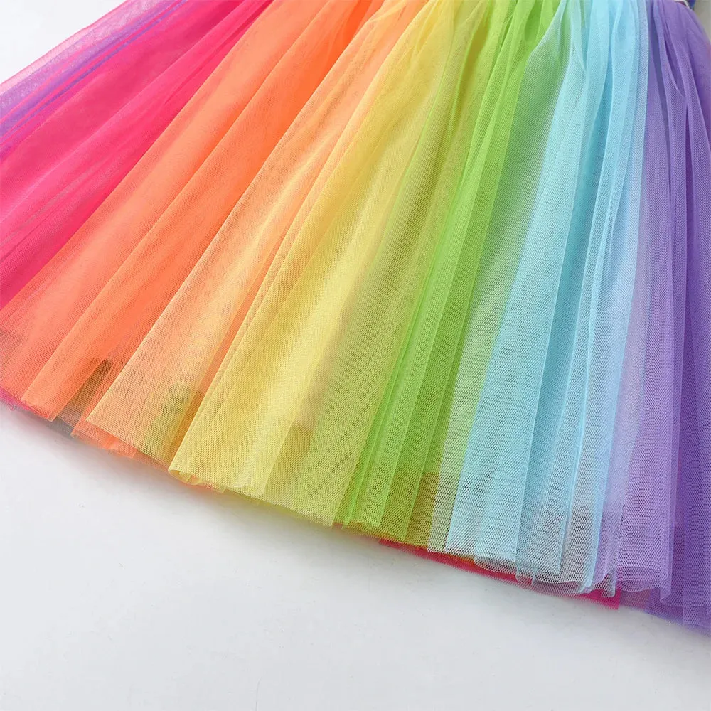 Colorful VIKITA Girls' Party Dress