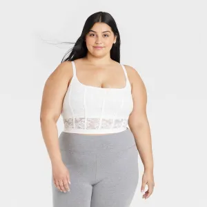 Colsie Women's Plus Size 80's Lace Brami