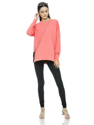 Cool Everybody Long Sleeve Tee (Dusty Pink)