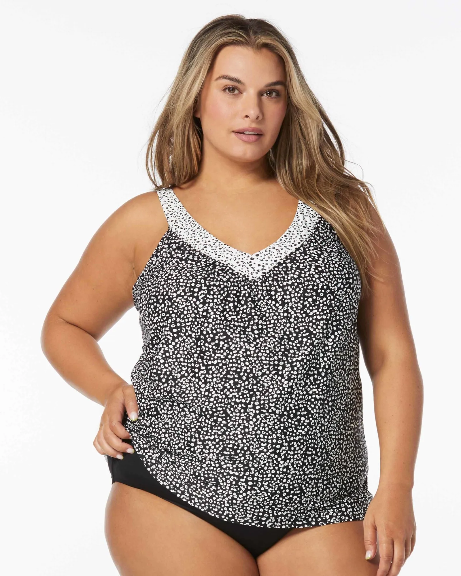CORE TANKINI | CAST-BLACK