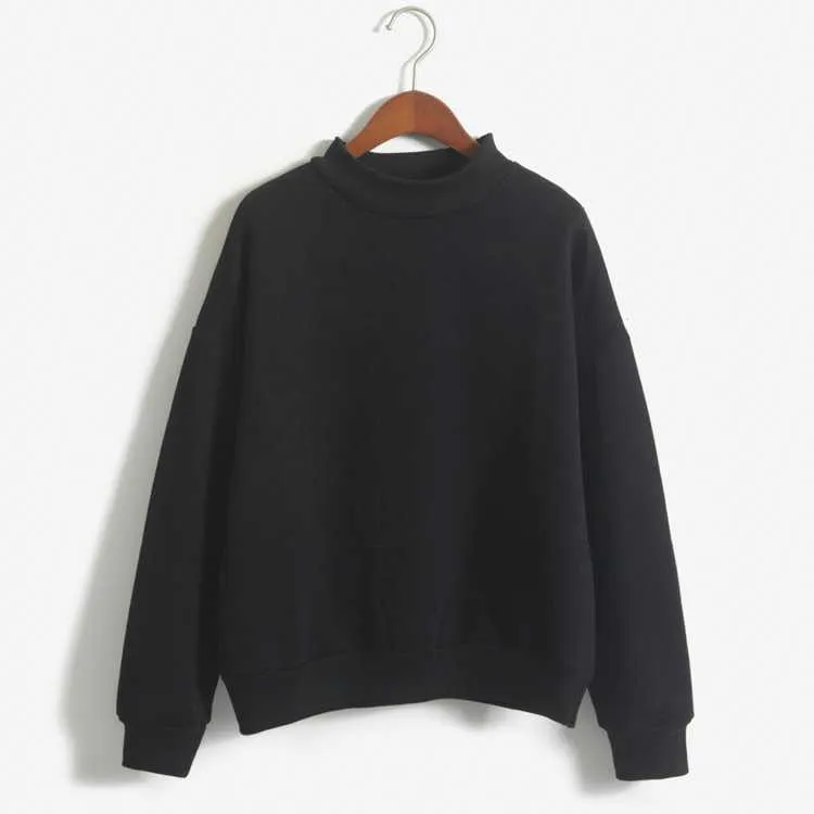 Cozy High Neck Sweatshirt for Everyday Wear