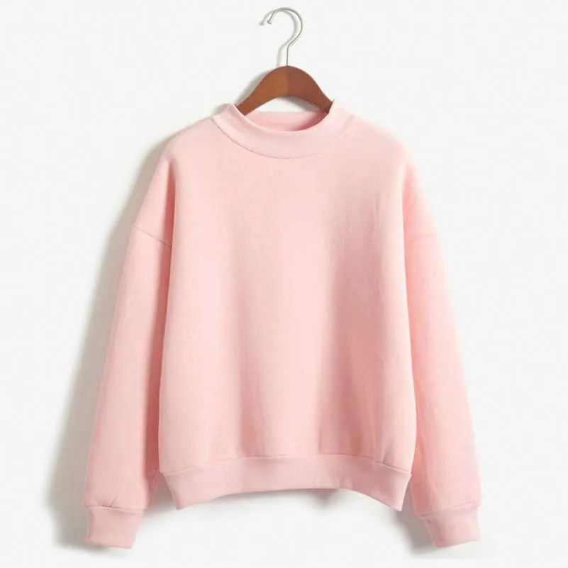 Cozy High Neck Sweatshirt for Everyday Wear