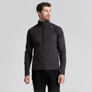 Craghoppers Men's Dynamic Pro Half zip Fleece - Black Pepper Marl