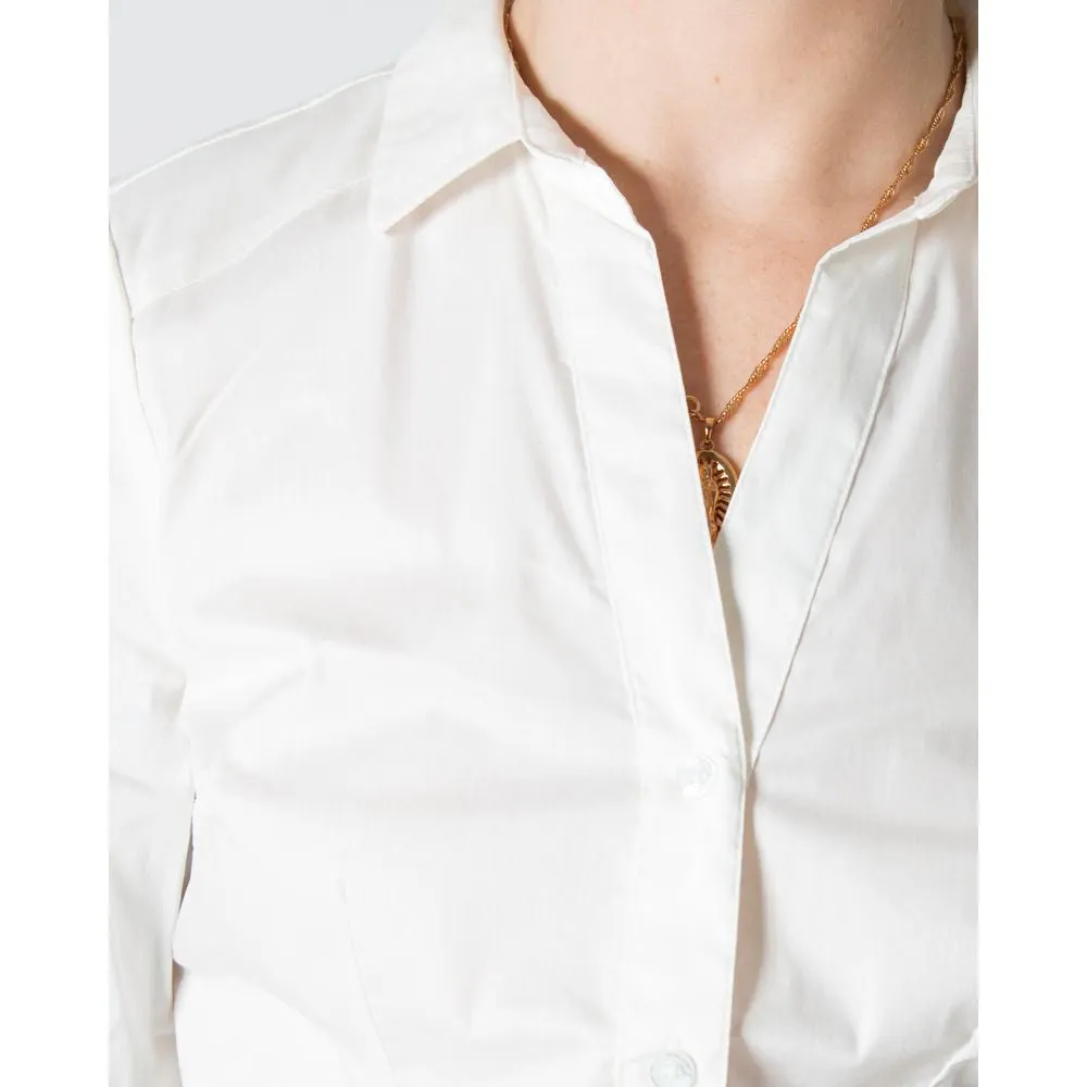 Cream Cotton Tops & T-Shirt