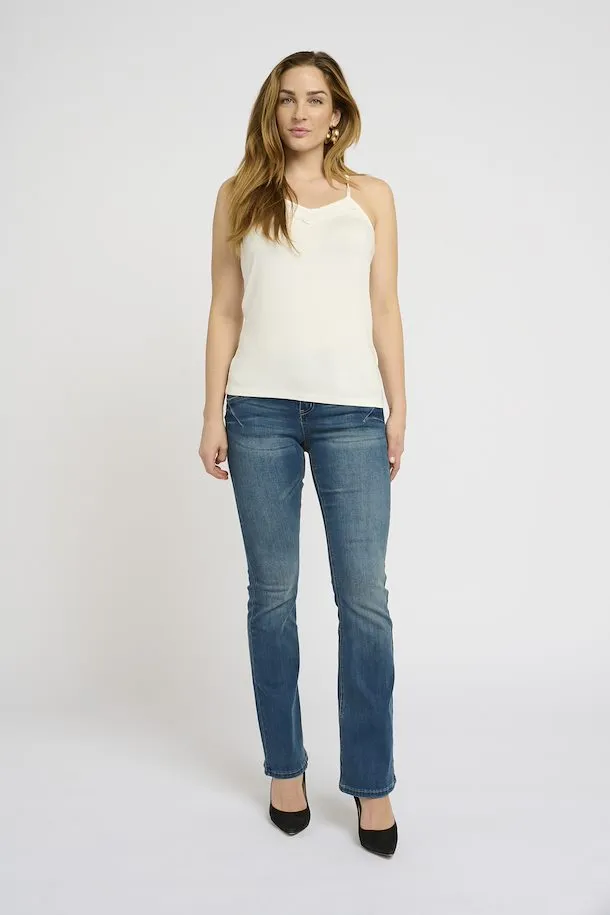Cream Trulla Jersey Top