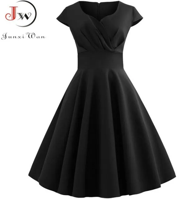Cute Pink Summer Swing Vintage Dress
