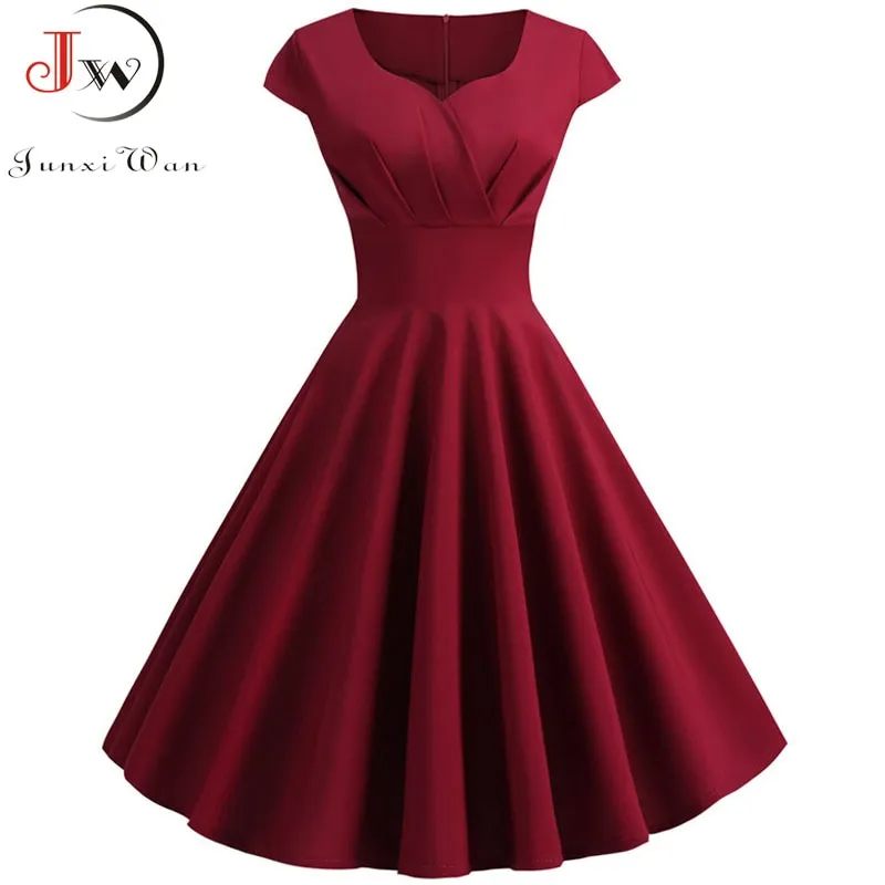 Cute Pink Summer Swing Vintage Dress