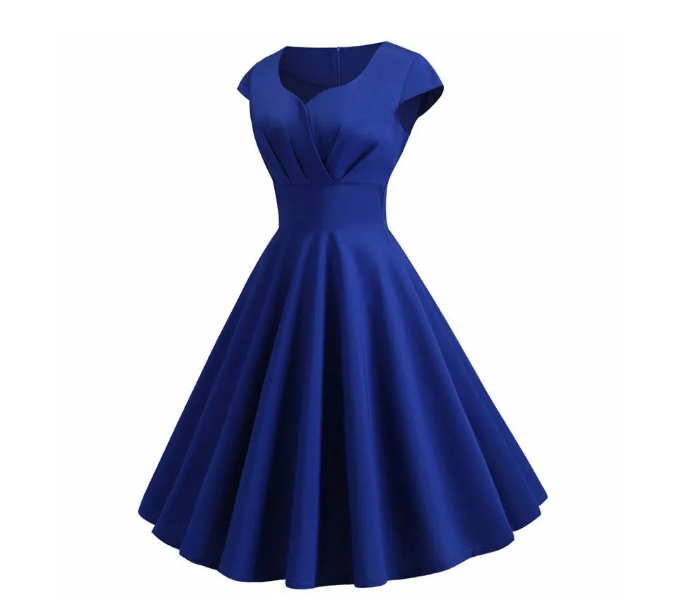 Cute Pink Summer Swing Vintage Dress