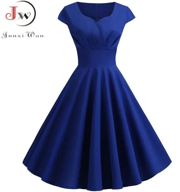 Cute Pink Summer Swing Vintage Dress