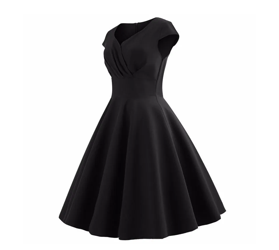 Cute Pink Summer Swing Vintage Dress