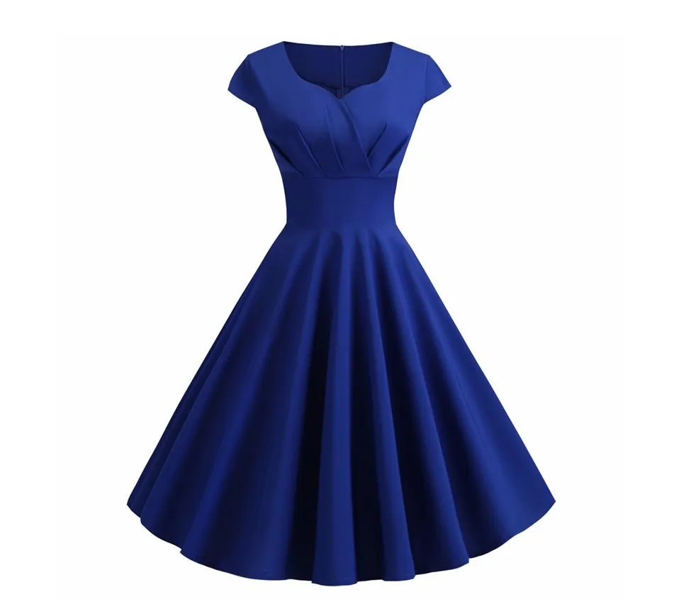 Cute Pink Summer Swing Vintage Dress