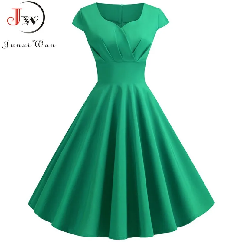 Cute Pink Summer Swing Vintage Dress