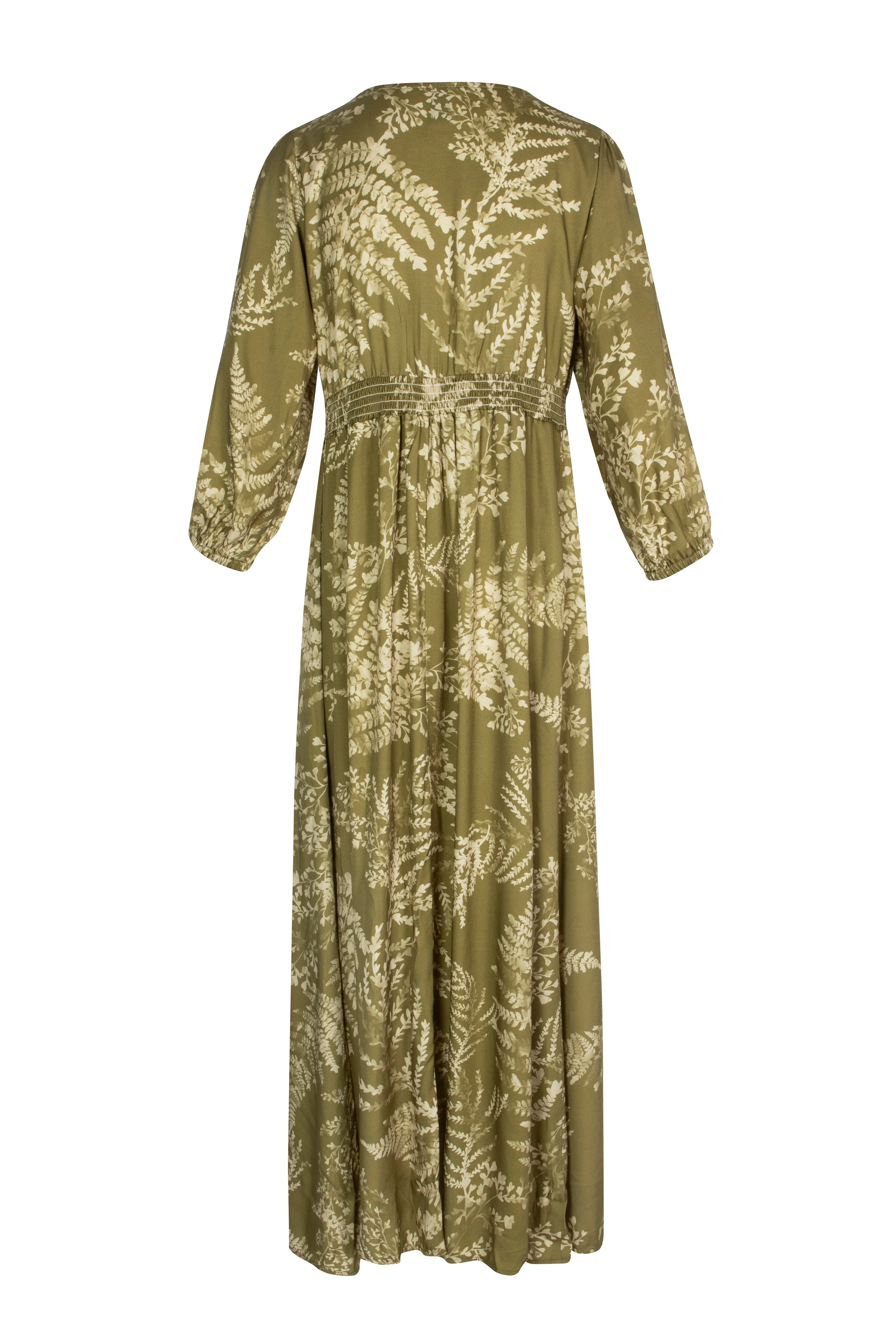 Dappled Olive - Cassis Dress