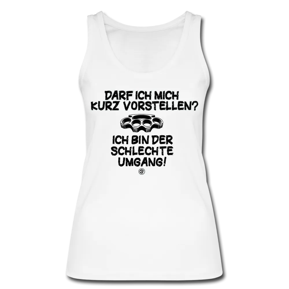 Darf ich mich kurz vorstellen... - Frauen Bio Tank Top von Stanley & Stella