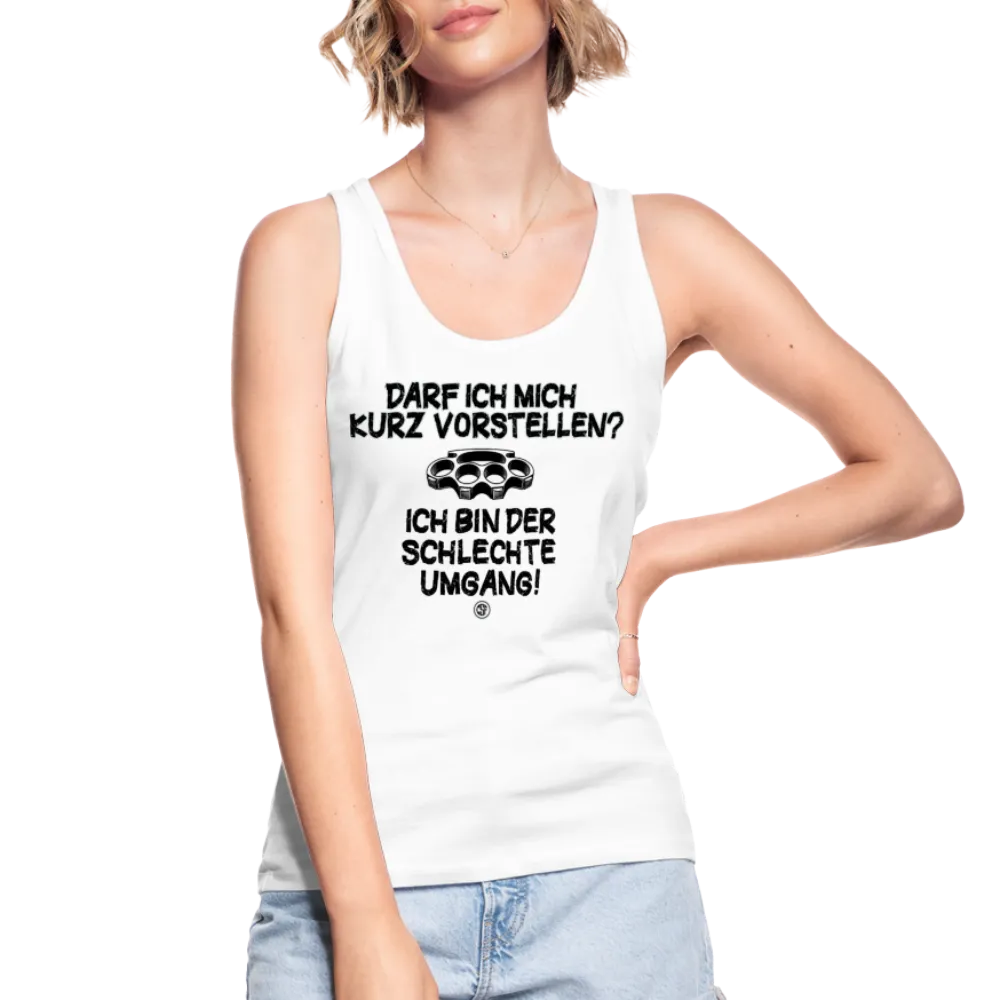 Darf ich mich kurz vorstellen... - Frauen Bio Tank Top von Stanley & Stella