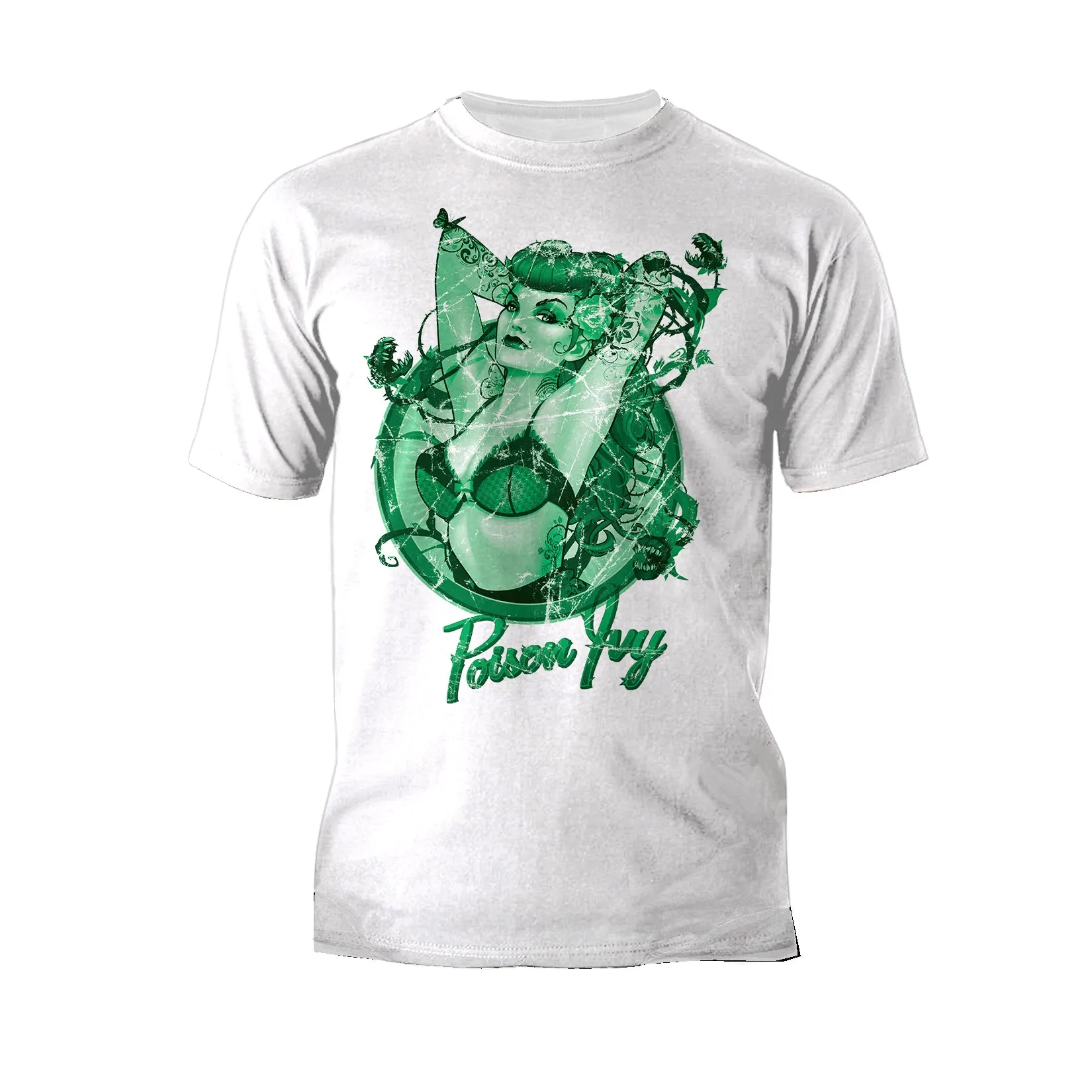 DC Comics Bombshells Poison Ivy Character Official Men's T-Shirt