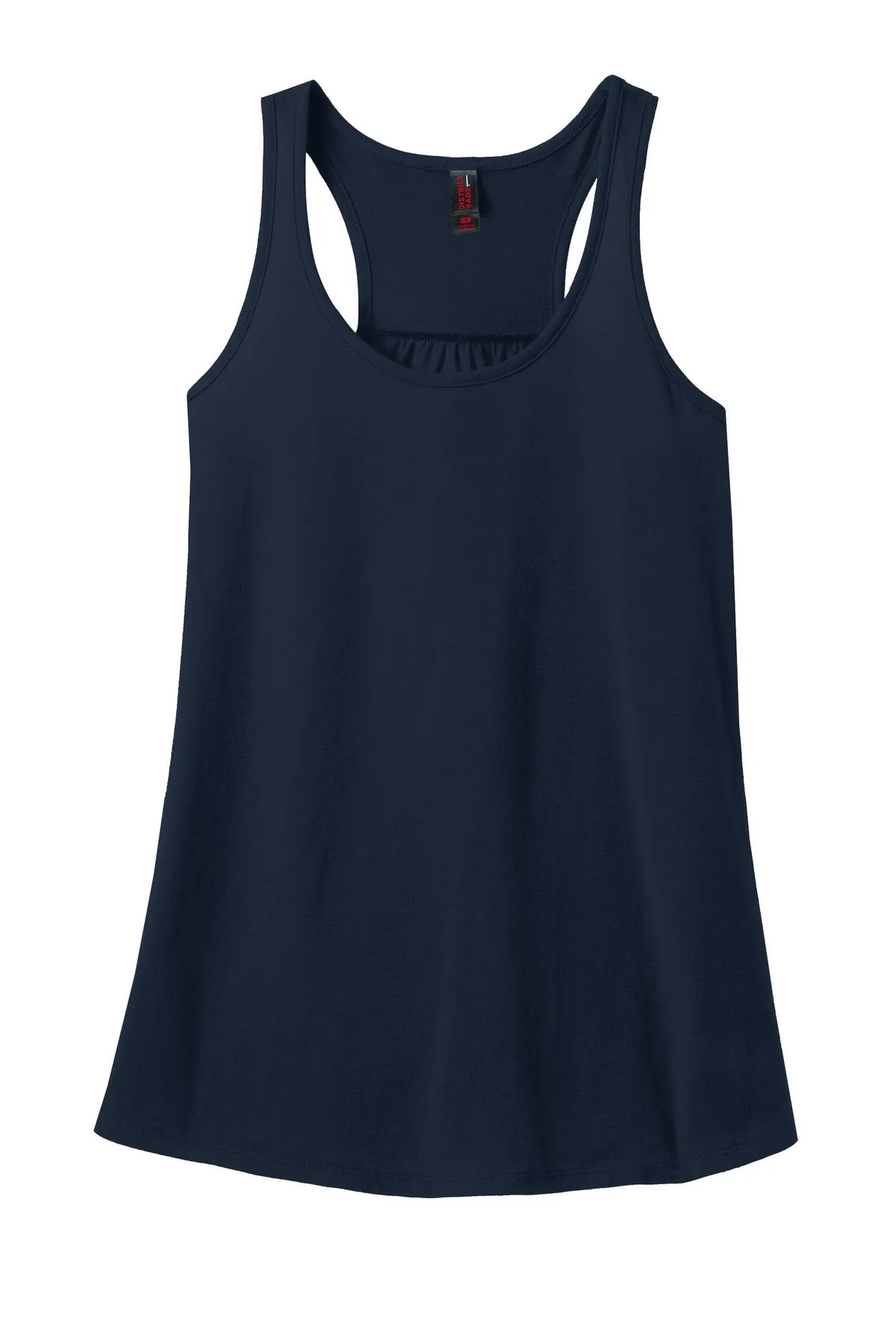 District Made Ladies 60/40 Gathered Racerback Tank. DM420