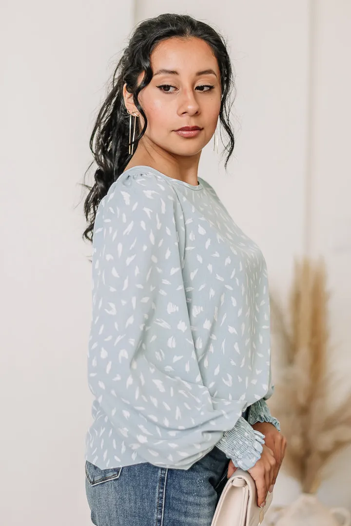 Dot Dot Dot Printed Top