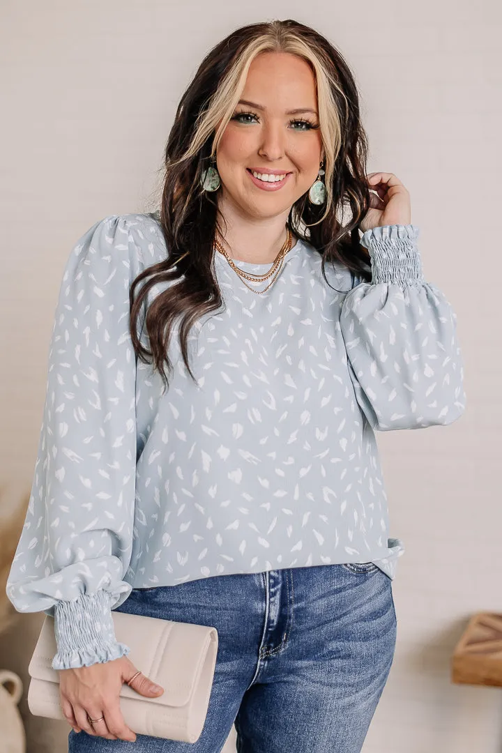 Dot Dot Dot Printed Top