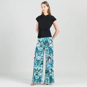 Drape Neck Loop Front Top