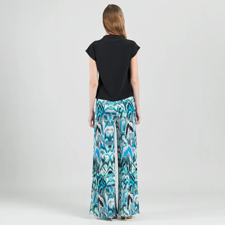 Drape Neck Loop Front Top