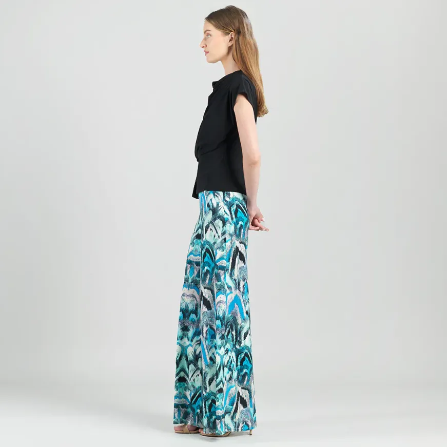 Drape Neck Loop Front Top