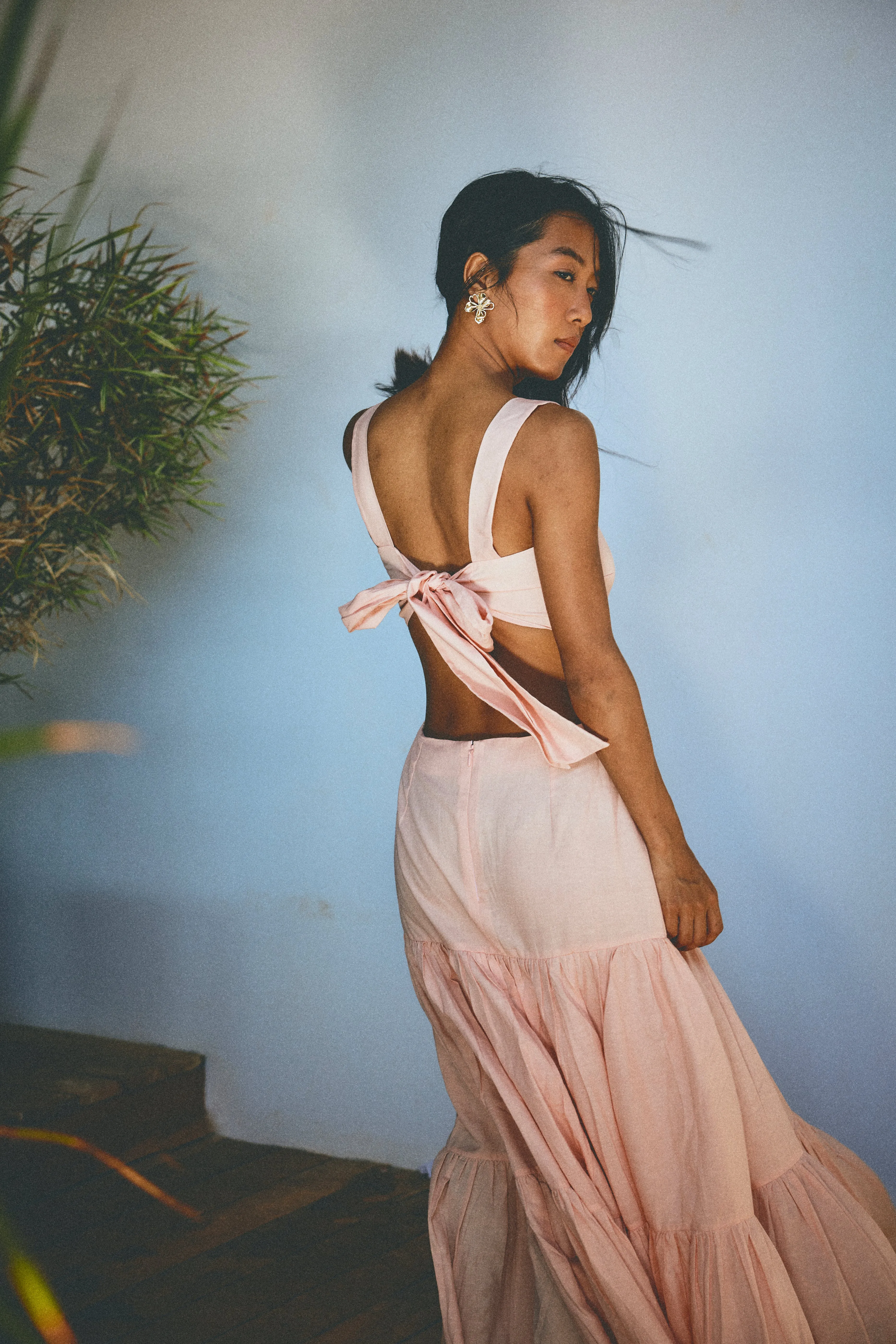 EcoTiered Maxi Dress
