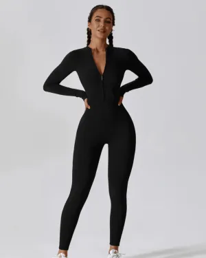 EDEN SCULPTED HIGH-PERFORMANCE JUMPSUIT