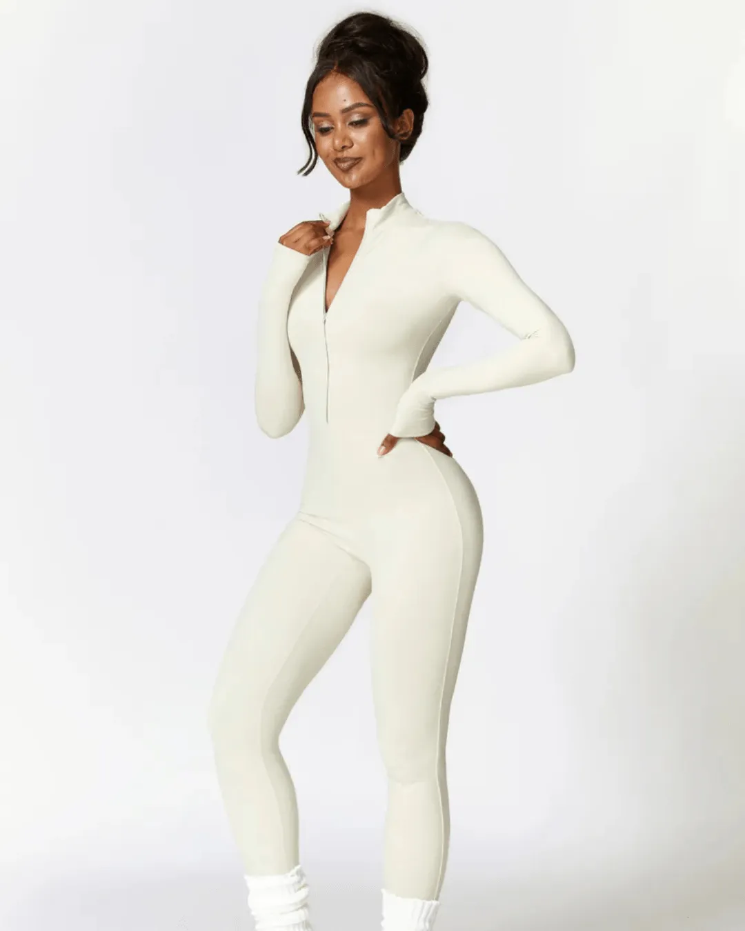 EDEN SCULPTED HIGH-PERFORMANCE JUMPSUIT