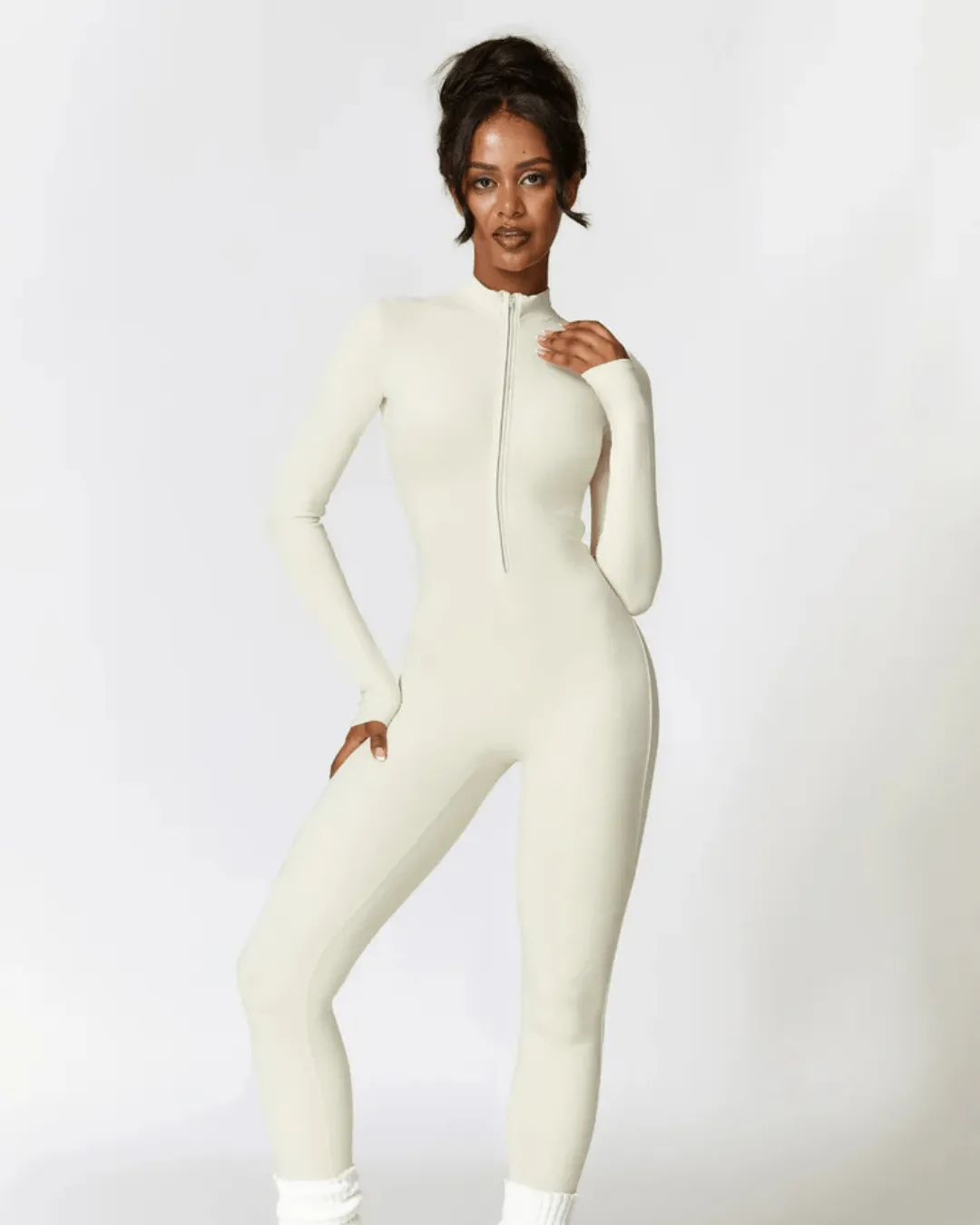 EDEN SCULPTED HIGH-PERFORMANCE JUMPSUIT
