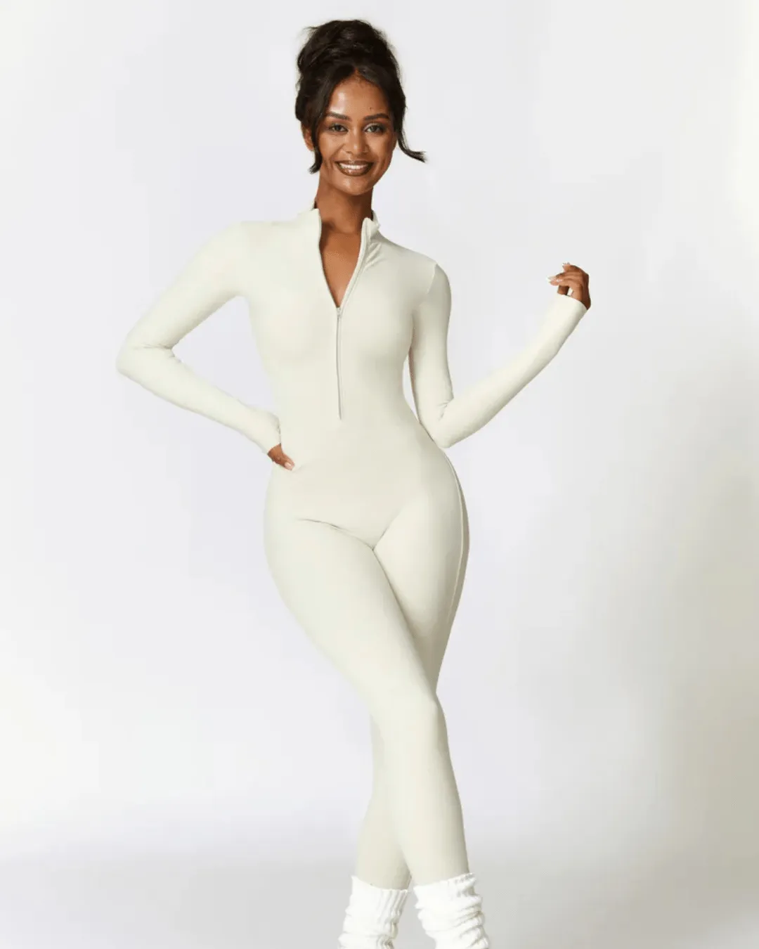 EDEN SCULPTED HIGH-PERFORMANCE JUMPSUIT