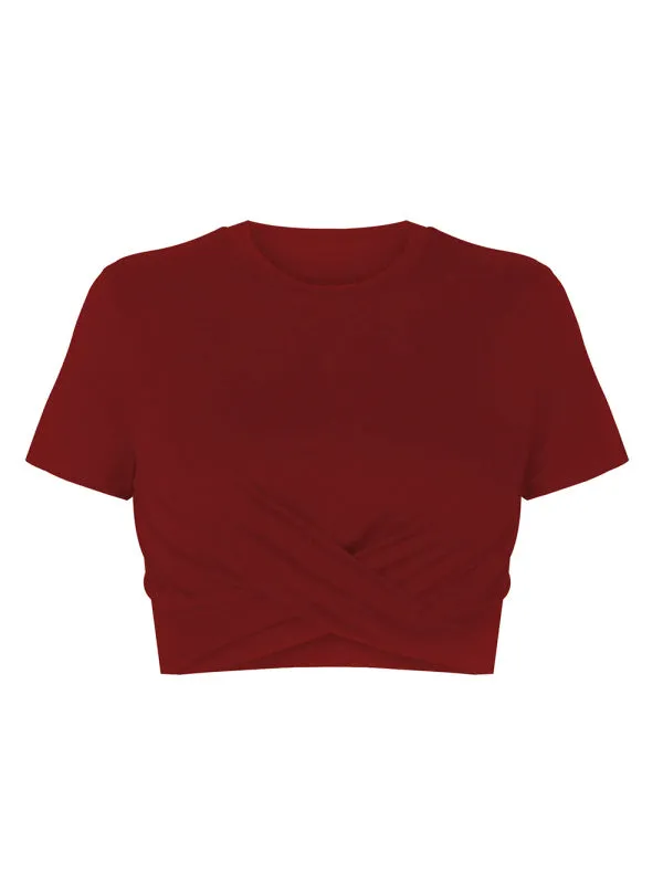 ElevateEase Crop Tee