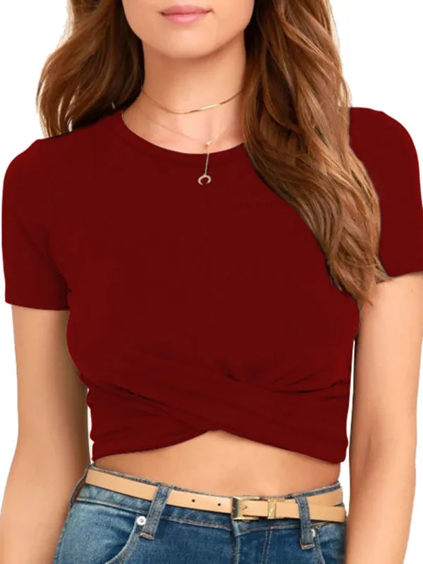 ElevateEase Crop Tee