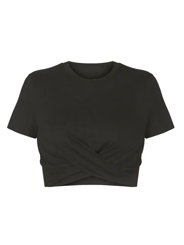 ElevateEase Crop Tee